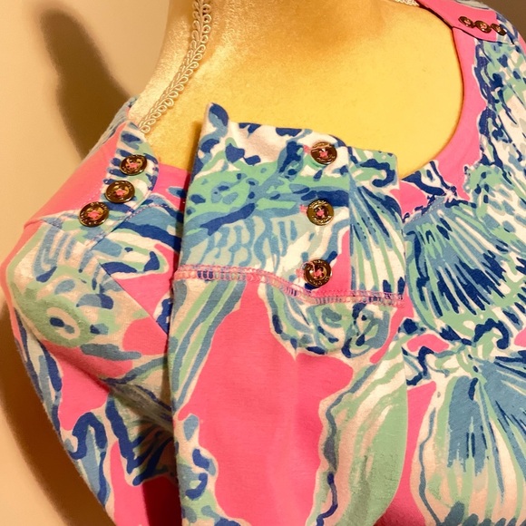 Lilly Pulitzer XS Sophie D Barefoot Princess print - Picture 3 of 5